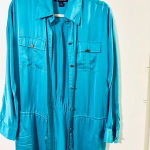 INC International Concepts Turquoise Mini Dress